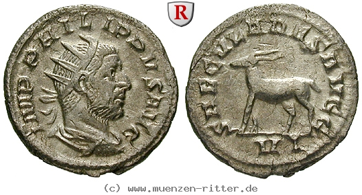 Klicken Sie auf das Bild um es auf Ihrem Rechner zu speichern philippus-i-antoninian/103541.jpg