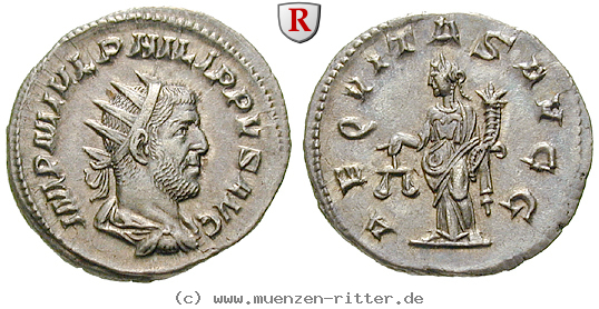 Klicken Sie auf das Bild um es auf Ihrem Rechner zu speichern philippus-i-antoninian/27115.jpg