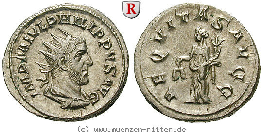Klicken Sie auf das Bild um es auf Ihrem Rechner zu speichern philippus-i-antoninian/37070.jpg