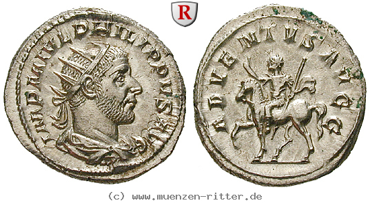 Klicken Sie auf das Bild um es auf Ihrem Rechner zu speichern philippus-i-antoninian/37133.jpg