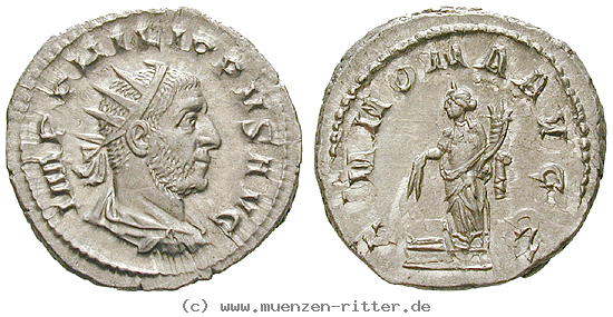 Klicken Sie auf das Bild um es auf Ihrem Rechner zu speichern philippus-i-antoninian/46651.jpg