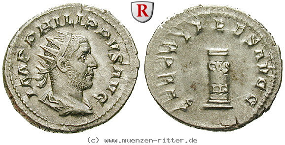 Klicken Sie auf das Bild um es auf Ihrem Rechner zu speichern philippus-i-antoninian/54088.jpg