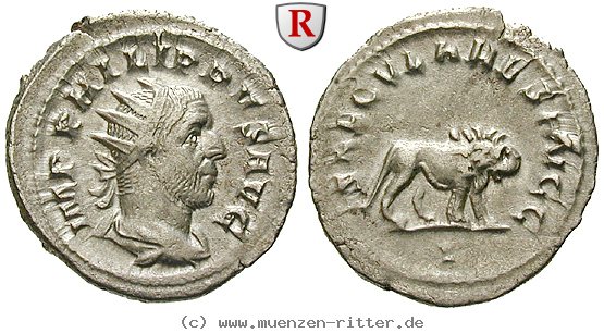 Klicken Sie auf das Bild um es auf Ihrem Rechner zu speichern philippus-i-antoninian/54091.jpg