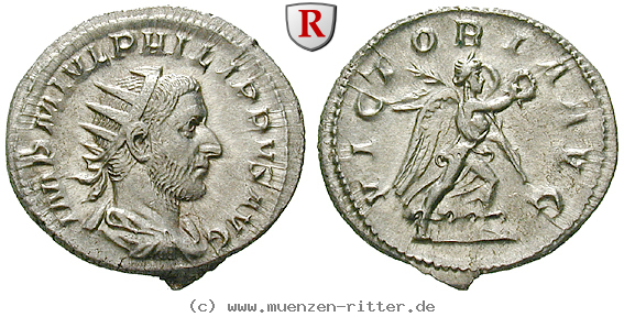 Klicken Sie auf das Bild um es auf Ihrem Rechner zu speichern philippus-i-antoninian/68576.jpg