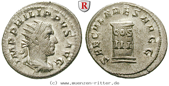 Klicken Sie auf das Bild um es auf Ihrem Rechner zu speichern philippus-i-antoninian/89301.jpg