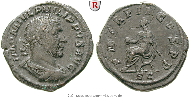 Klicken Sie auf das Bild um es auf Ihrem Rechner zu speichern philippus-i-sesterz/45352.jpg