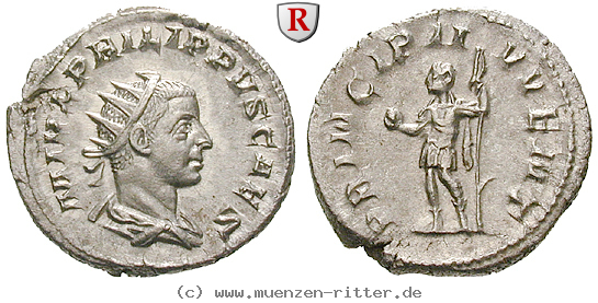 Klicken Sie auf das Bild um es auf Ihrem Rechner zu speichern philippus-ii--caesar-antoninian/18896.jpg