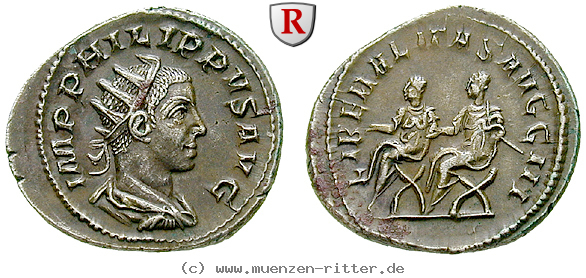 Klicken Sie auf das Bild um es auf Ihrem Rechner zu speichern philippus-ii-antoninian/84529.jpg