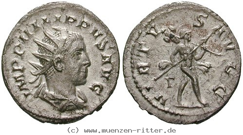 Klicken Sie auf das Bild um es auf Ihrem Rechner zu speichern philippus-ii-antoninian/erom6411.jpg