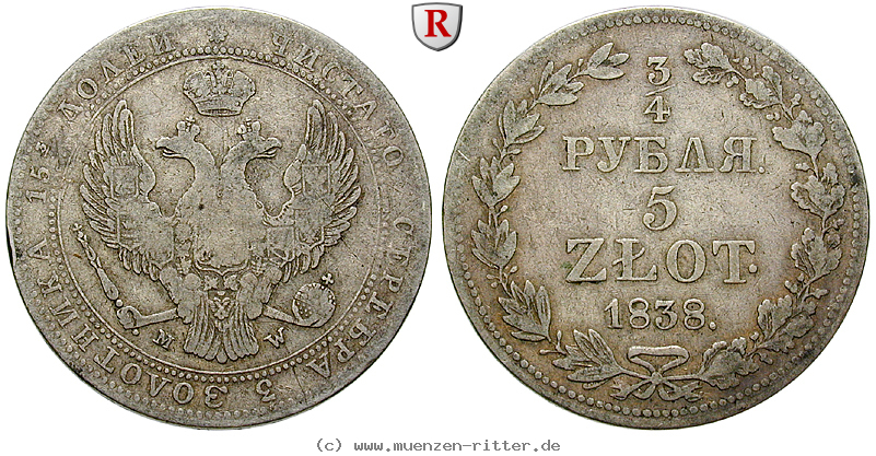 polen-nikolaus-i-von-russland-5-zlotych--3-4-rubel/16925.jpg