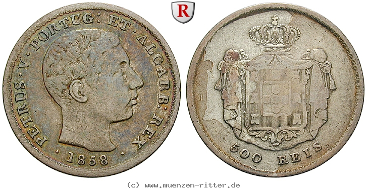 Klicken Sie auf das Bild um es auf Ihrem Rechner zu speichern portugal-pedro-v-500-reis/103251.jpg