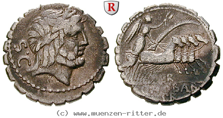 Klicken Sie auf das Bild um es auf Ihrem Rechner zu speichern q-antonius-balbus-denar-serratus/12916.jpg