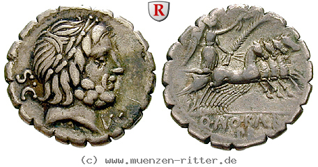 Klicken Sie auf das Bild um es auf Ihrem Rechner zu speichern q-antonius-balbus-denar-serratus/46539.jpg