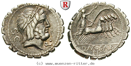 Klicken Sie auf das Bild um es auf Ihrem Rechner zu speichern q-antonius-balbus-denar-serratus/75734.jpg
