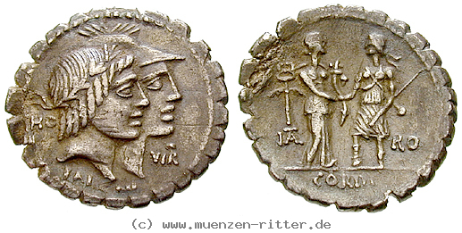 Klicken Sie auf das Bild um es auf Ihrem Rechner zu speichern q-fufius-calenus-und-mucius-cordus-denar-serratus/45314.jpg