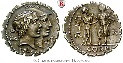 Klicken Sie auf das Bild um es auf Ihrem Rechner zu speichern q-fufius-calenus-und-mucius-cordus-denar-serratus/46468.jpg