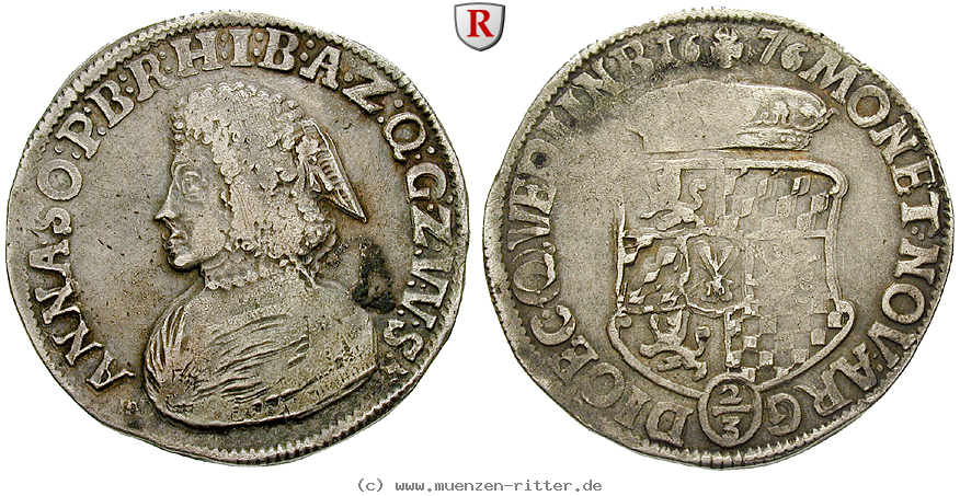 Klicken Sie auf das Bild um es auf Ihrem Rechner zu speichern quedlinburg-abtei-anna-sophia-von-pfalz-birkenfeld-2-3-taler/57755.jpg