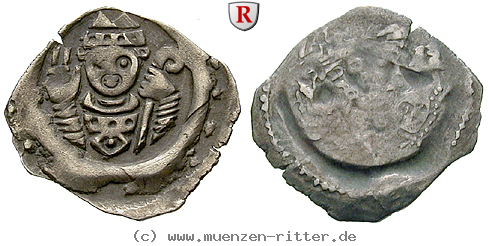 Klicken Sie auf das Bild um es auf Ihrem Rechner zu speichern regensburg-bistum-albert-i-von-pitengau-pfennig/27571.jpg