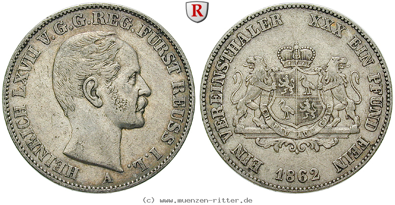 reuss-heinrich-lxvii-vereinstaler/66163.jpg