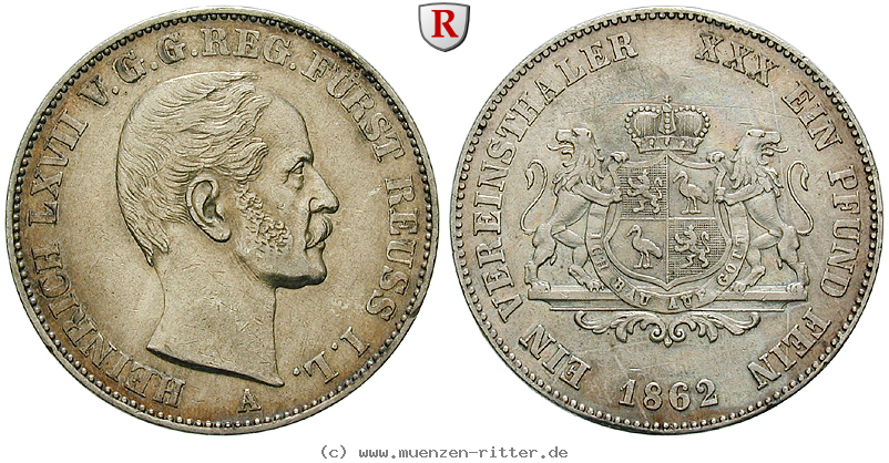 reuss-heinrich-lxvii-vereinstaler/88271.jpg