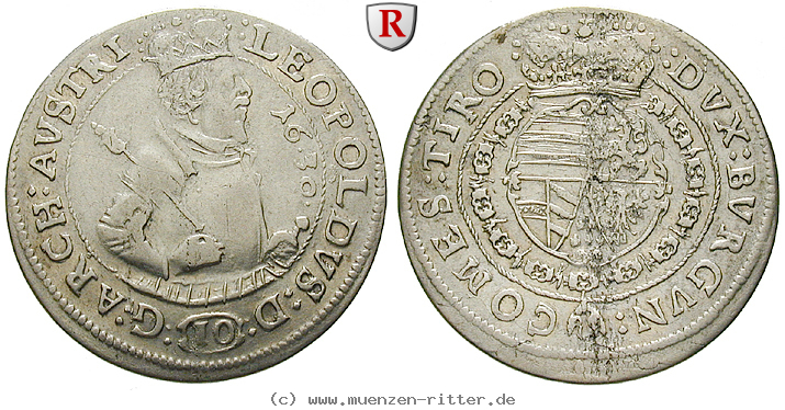 roemisch-deutsches-reich-erzherzog-leopold-v-10-kreuzer/34265.jpg