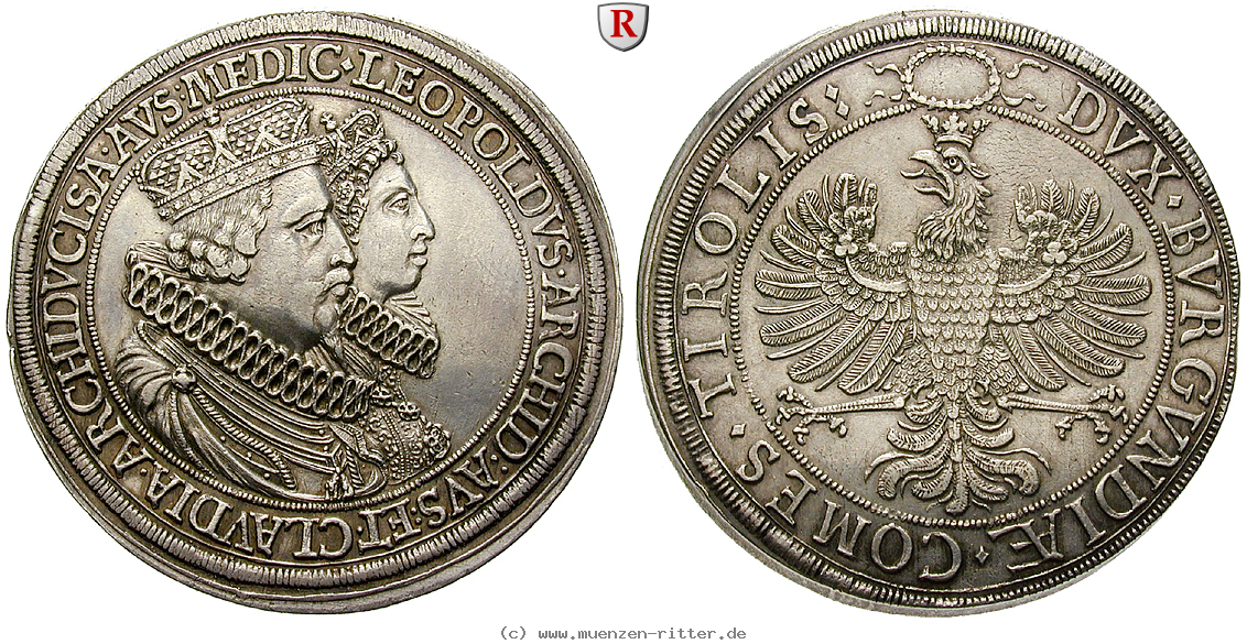Klicken Sie auf das Bild um es auf Ihrem Rechner zu speichern roemisch-deutsches-reich-erzherzog-leopold-v-doppeltaler/89965.jpg