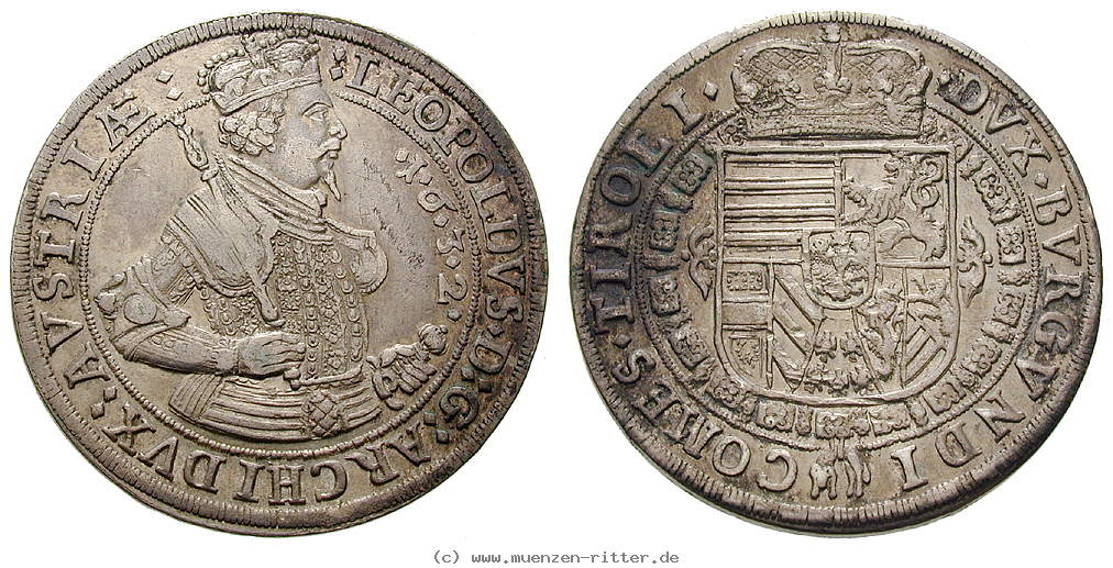 Klicken Sie auf das Bild um es auf Ihrem Rechner zu speichern roemisch-deutsches-reich-erzherzog-leopold-v-taler/eadt6975.jpg