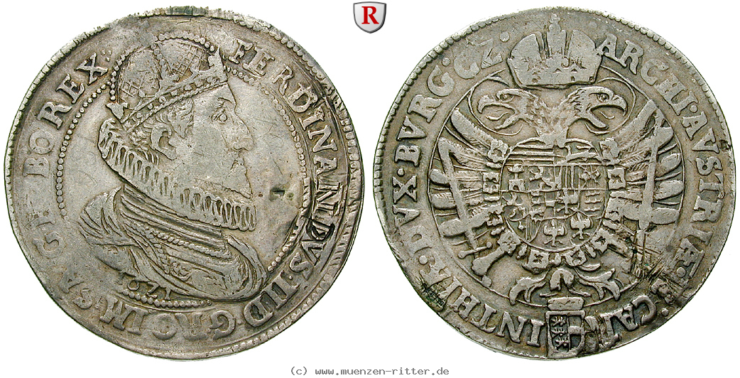 Klicken Sie auf das Bild um es auf Ihrem Rechner zu speichern roemisch-deutsches-reich-ferdinand-ii-taler/63629.jpg