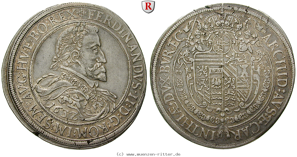 Klicken Sie auf das Bild um es auf Ihrem Rechner zu speichern roemisch-deutsches-reich-ferdinand-ii-taler/63634.jpg