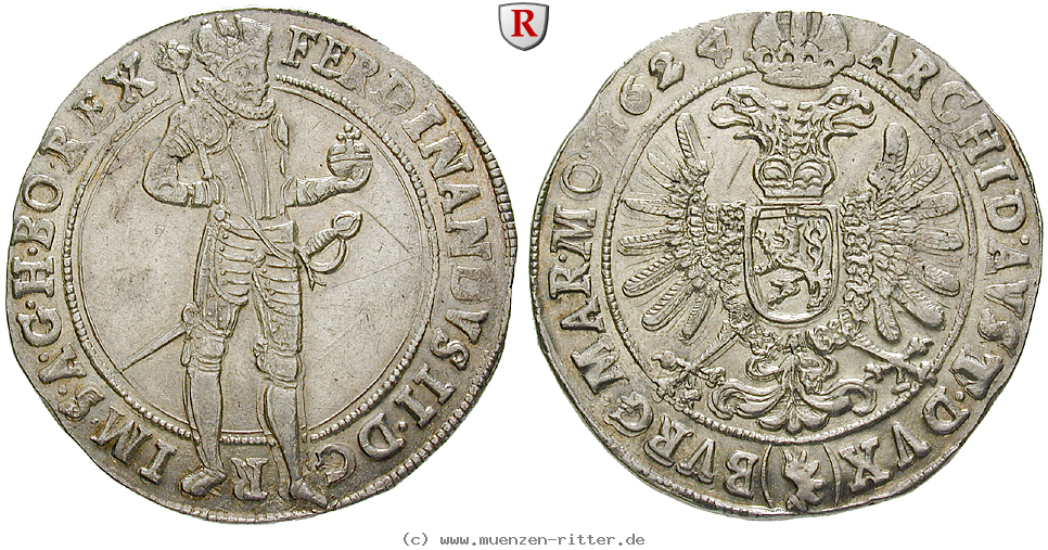 Klicken Sie auf das Bild um es auf Ihrem Rechner zu speichern roemisch-deutsches-reich-ferdinand-ii-taler/82555.jpg