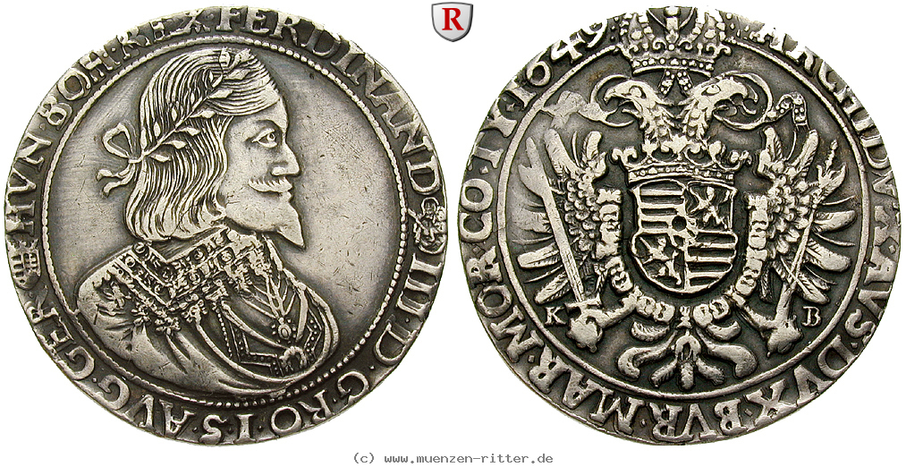 Klicken Sie auf das Bild um es auf Ihrem Rechner zu speichern roemisch-deutsches-reich-ferdinand-iii-taler/54677.jpg