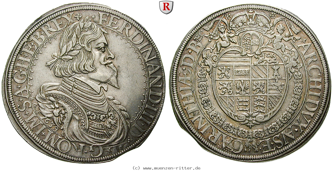 Klicken Sie auf das Bild um es auf Ihrem Rechner zu speichern roemisch-deutsches-reich-ferdinand-iii-taler/63632.jpg