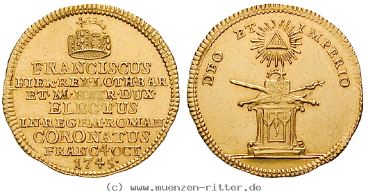 Klicken Sie auf das Bild um es auf Ihrem Rechner zu speichern roemisch-deutsches-reich-franz-i-3-4-dukat/45285.jpg