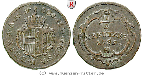 Klicken Sie auf das Bild um es auf Ihrem Rechner zu speichern roemisch-deutsches-reich-joseph-ii-1-2-kreuzer/46983.jpg