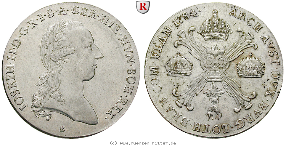 Klicken Sie auf das Bild um es auf Ihrem Rechner zu speichern roemisch-deutsches-reich-joseph-ii-kronentaler/74366.jpg