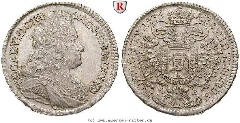 Klicken Sie auf das Bild um es auf Ihrem Rechner zu speichern roemisch-deutsches-reich-karl-vi-1-2-taler/74393.jpg
