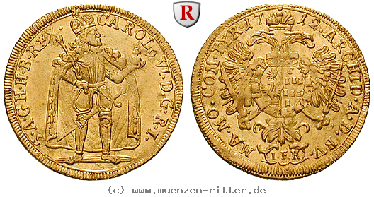 Klicken Sie auf das Bild um es auf Ihrem Rechner zu speichern roemisch-deutsches-reich-karl-vi-dukat/63557.jpg