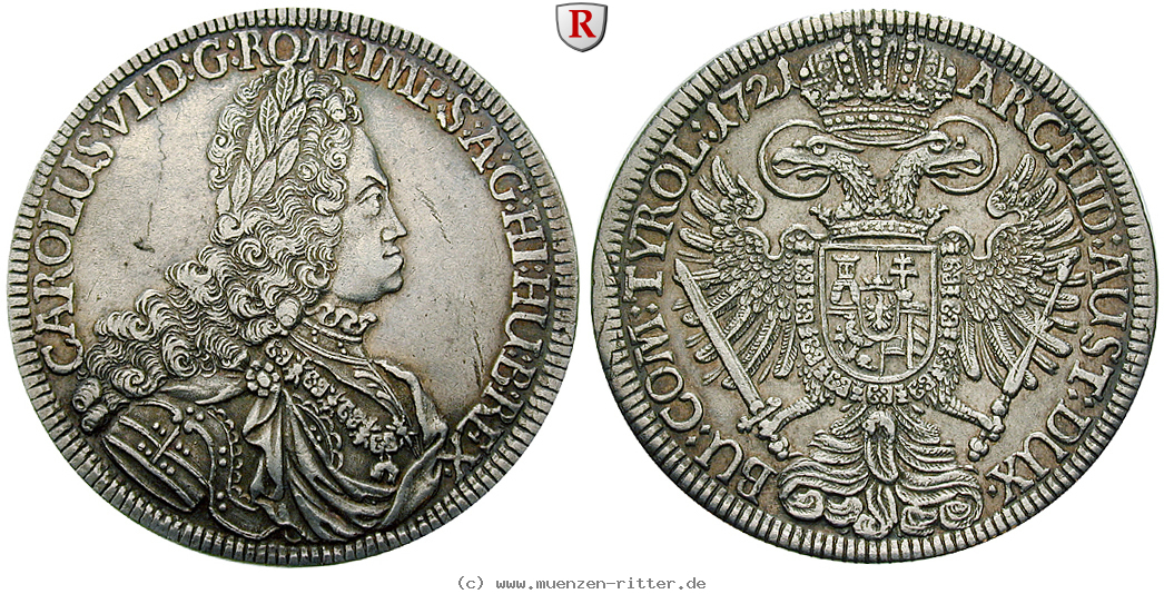 Klicken Sie auf das Bild um es auf Ihrem Rechner zu speichern roemisch-deutsches-reich-karl-vi-taler/72485.jpg