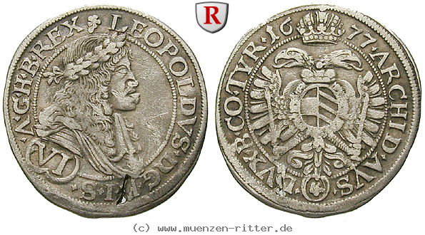 Klicken Sie auf das Bild um es auf Ihrem Rechner zu speichern roemisch-deutsches-reich-leopold-i-6-kreuzer/60982.jpg