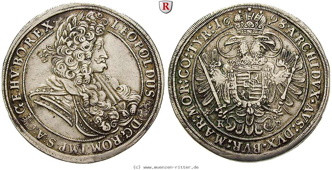 Klicken Sie auf das Bild um es auf Ihrem Rechner zu speichern roemisch-deutsches-reich-leopold-i-taler/54665.jpg