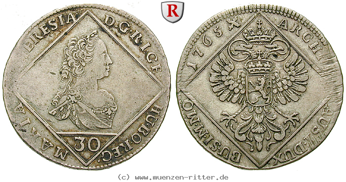 Klicken Sie auf das Bild um es auf Ihrem Rechner zu speichern roemisch-deutsches-reich-maria-theresia-30-kreuzer/46967.jpg