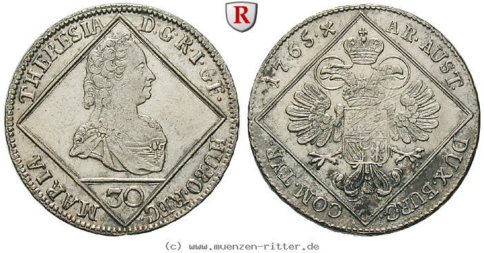 Klicken Sie auf das Bild um es auf Ihrem Rechner zu speichern roemisch-deutsches-reich-maria-theresia-30-kreuzer/72488.jpg