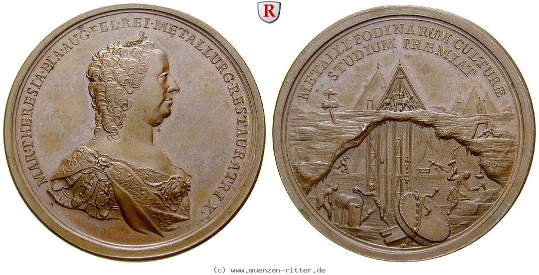 Klicken Sie auf das Bild um es auf Ihrem Rechner zu speichern roemisch-deutsches-reich-maria-theresia-kupfermedaille/81164.jpg