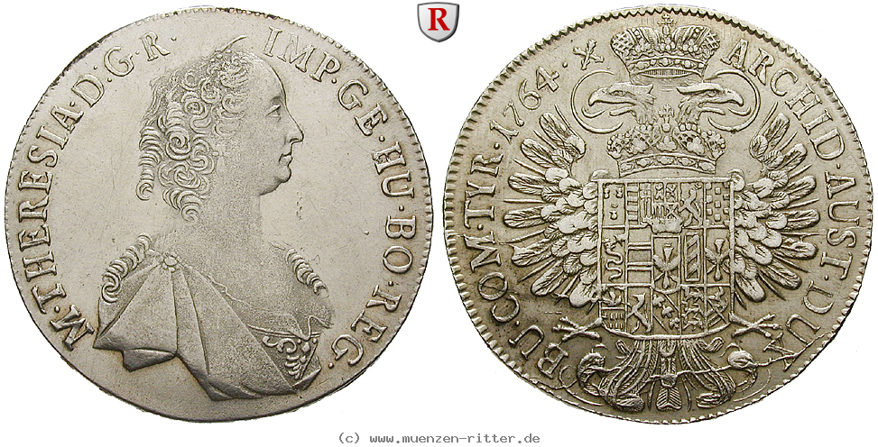 Klicken Sie auf das Bild um es auf Ihrem Rechner zu speichern roemisch-deutsches-reich-maria-theresia-taler/85185.jpg