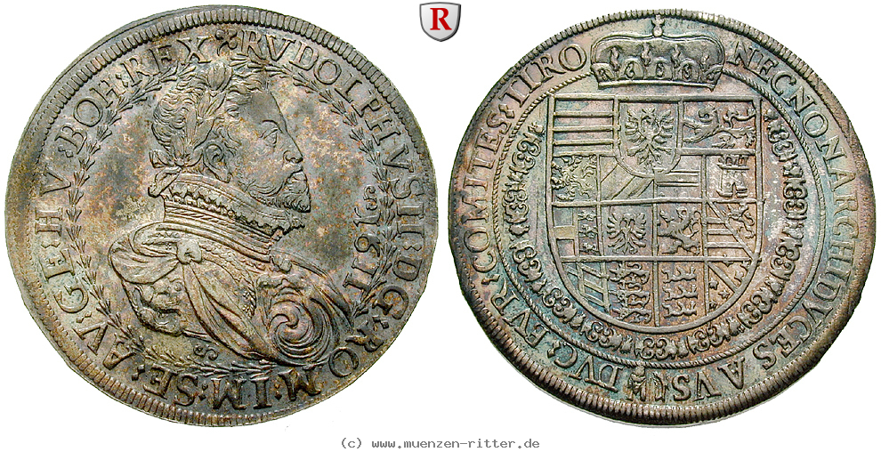 Klicken Sie auf das Bild um es auf Ihrem Rechner zu speichern roemisch-deutsches-reich-rudolf-ii-reichstaler/70101.jpg