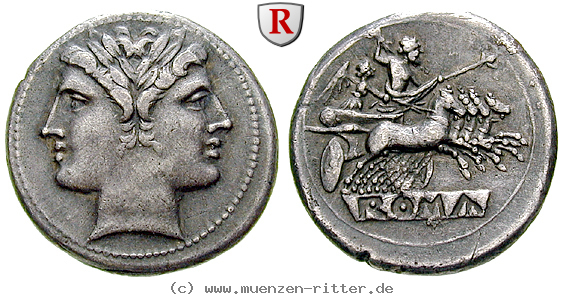 Klicken Sie auf das Bild um es auf Ihrem Rechner zu speichern romano-kampanische-praegungen-didrachme-quadrigatus/82134.jpg