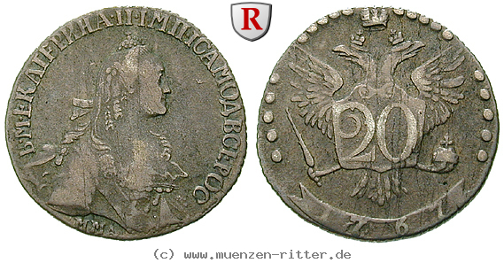 Klicken Sie auf das Bild um es auf Ihrem Rechner zu speichern russland-katharina-ii-20-kopeken/96311.jpg