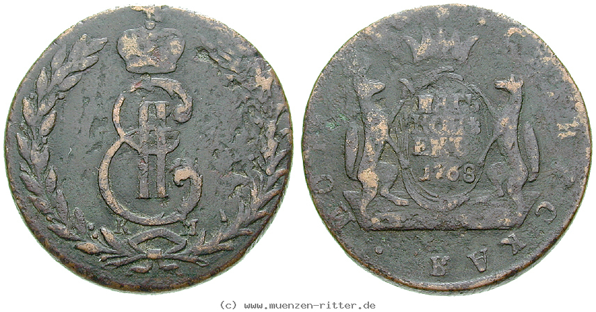 Klicken Sie auf das Bild um es auf Ihrem Rechner zu speichern russland-katharina-ii-5-kopeken/16366.jpg