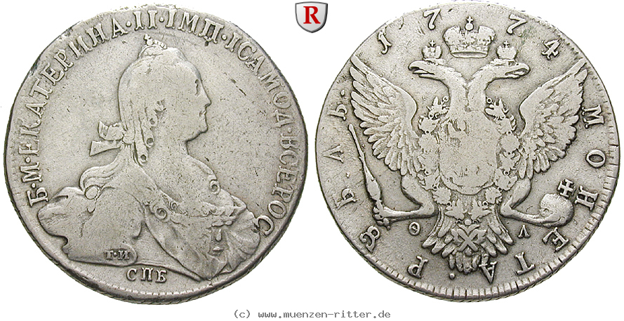Klicken Sie auf das Bild um es auf Ihrem Rechner zu speichern russland-katharina-ii-rubel/82510.jpg