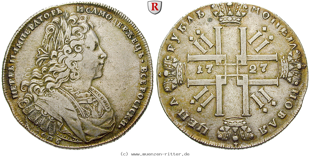 russland-peter-ii-rubel/39688.jpg